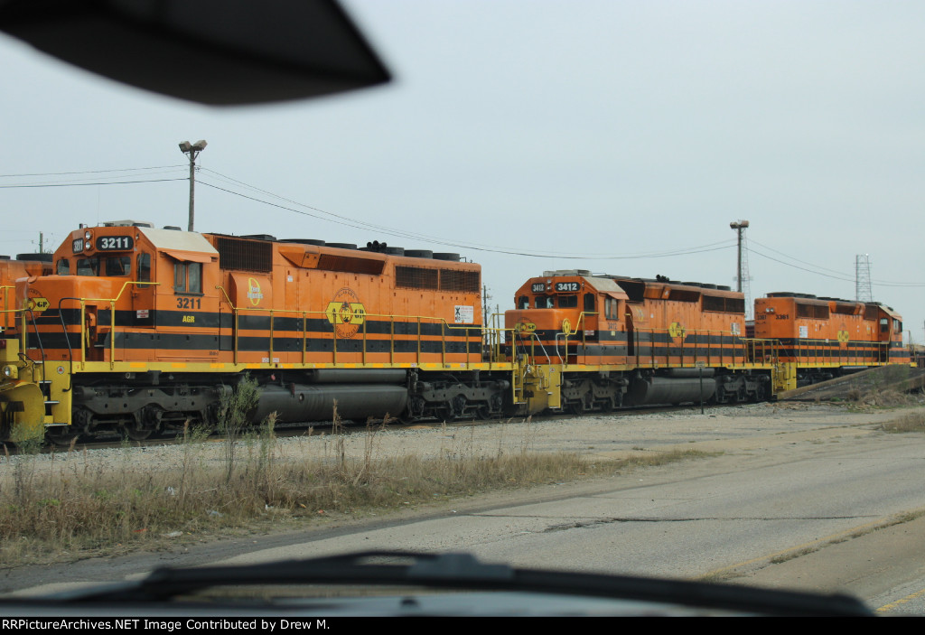 AGR locos at AGR yard 